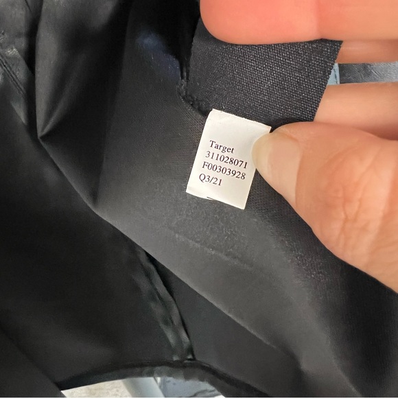 Faux leather button down blouse medium - Picture 3 of 7